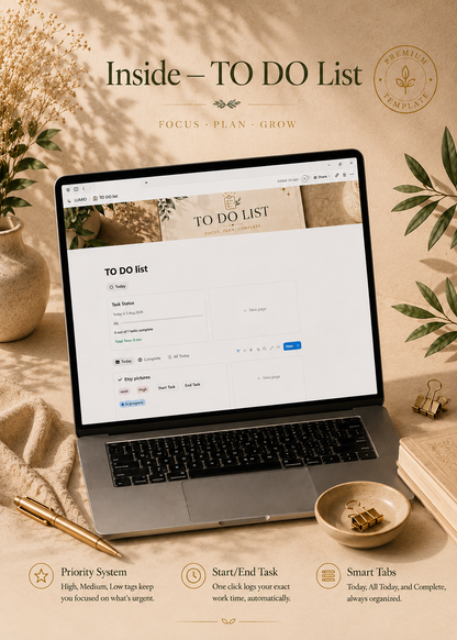 LUMIO Notion Template – All-in-One Life Dashboard (Tasks, Habits, Goals)