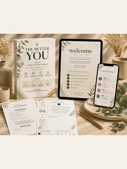 The Better You — 30-Day Guided Personal Development Journal