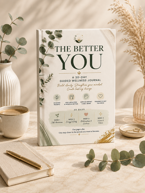 The Better You — 30-Day Guided Personal Development Journal
