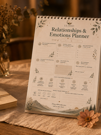 LUMIO Planner Collection – 4 Printable Weekly Planners (PDF)