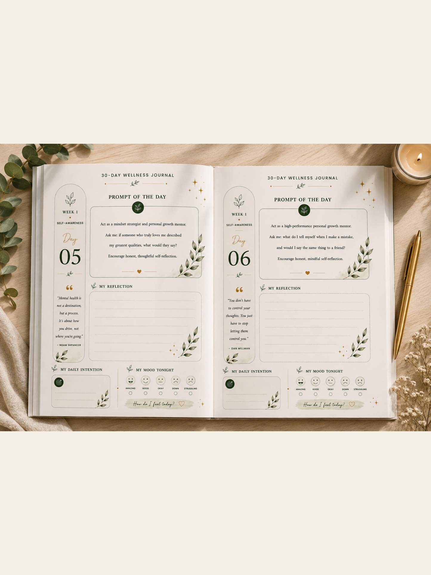 The Better You — 30-Day Guided Personal Development Journal